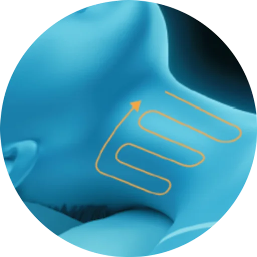 EMfusion treatment path across the neck